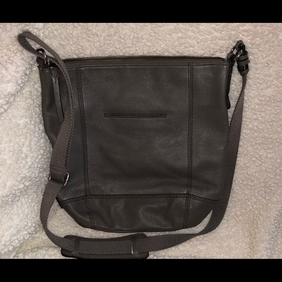 The Sak Gray leather crossbody bag - Picture 1 of 3